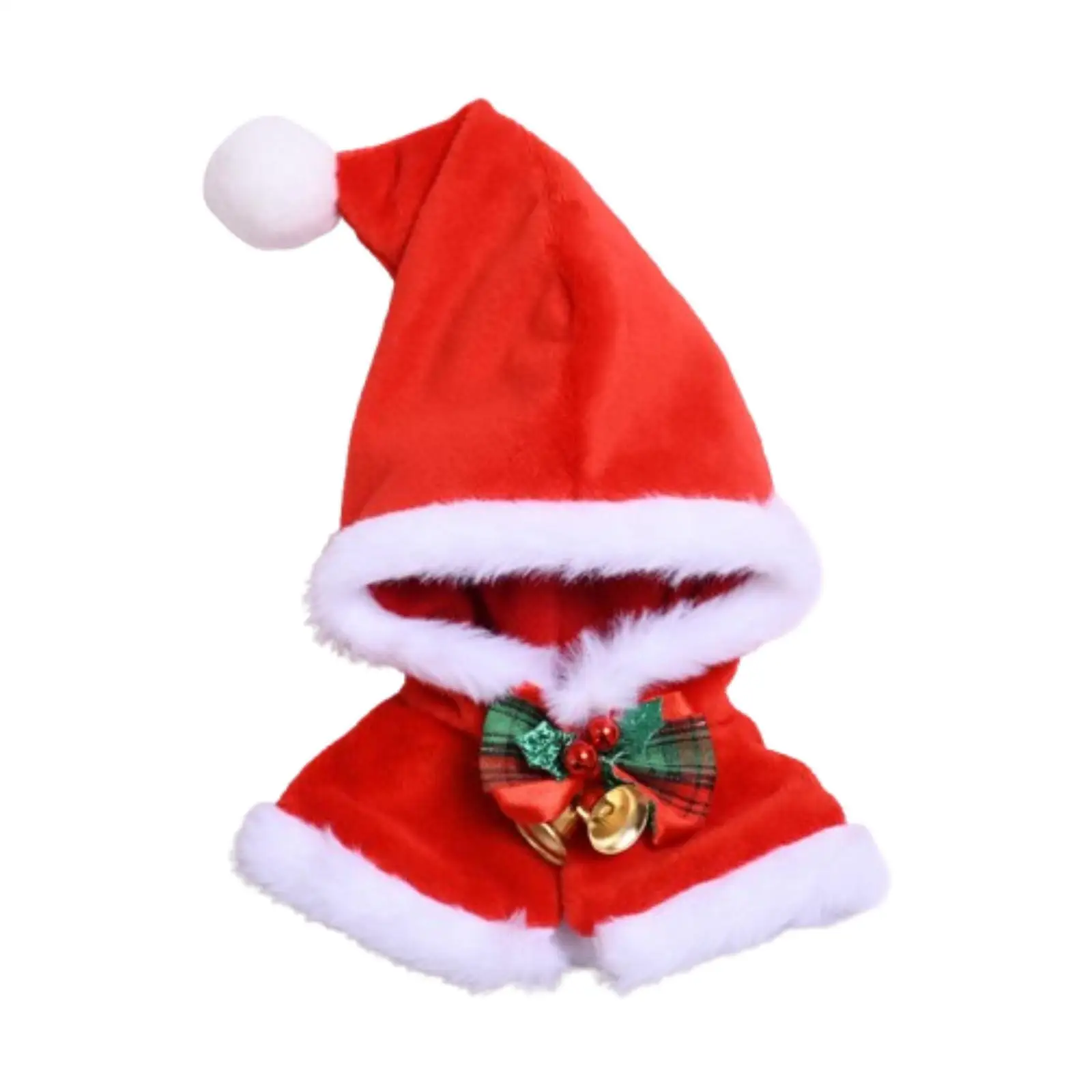 Stuffed Doll Hooded Cape Fashion Photo Props Make Your Own Dolls for 15cm/5.91inch Coordination Hands on Imagination Flexibility