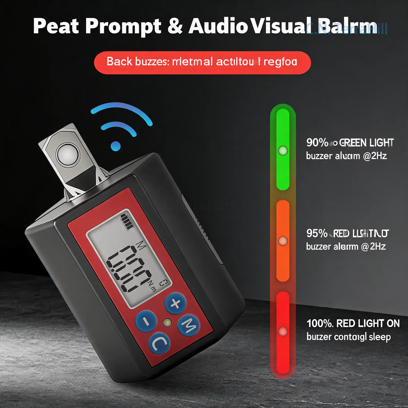 High Precision Digital Torque Meter Torque Wrench Tester Calibration Tool Multifunctional
