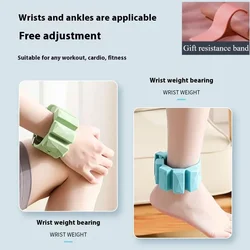 A Pair of 900g Weight Bracelet Adjustable Invisible Sports Weight-bearing Bracelet Wrist Ankle Hand Arm Universal Weight Belt