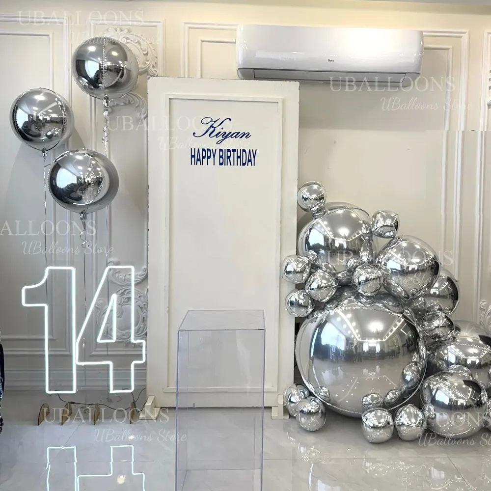 24yd 2 cm Satinband zum Aufhängen von Luftballons, DIY-Seidenbänder für Geburtstag, Hochzeit, Babyparty, Party-Dekoration, Ballonzubehör – Detail 8