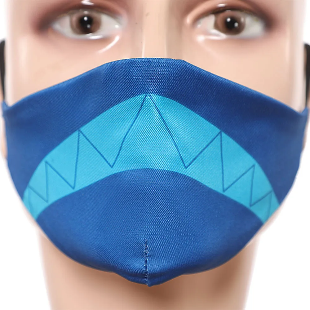 تمويه الجحيم نزل 2 ألاستور تأثيري قناع أزرق زي الملحقات ملابس السجن الدعائم ملابس الهالوين حفلة كرنفال