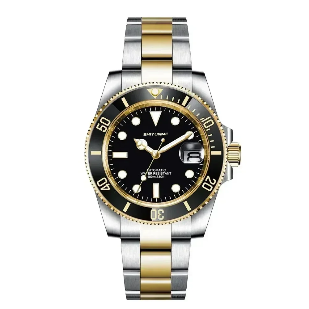 

A333 Store Mechanical automatic watches new NH35 men's sports watches sapphire glass ceramic stainless steel rubber bracelet