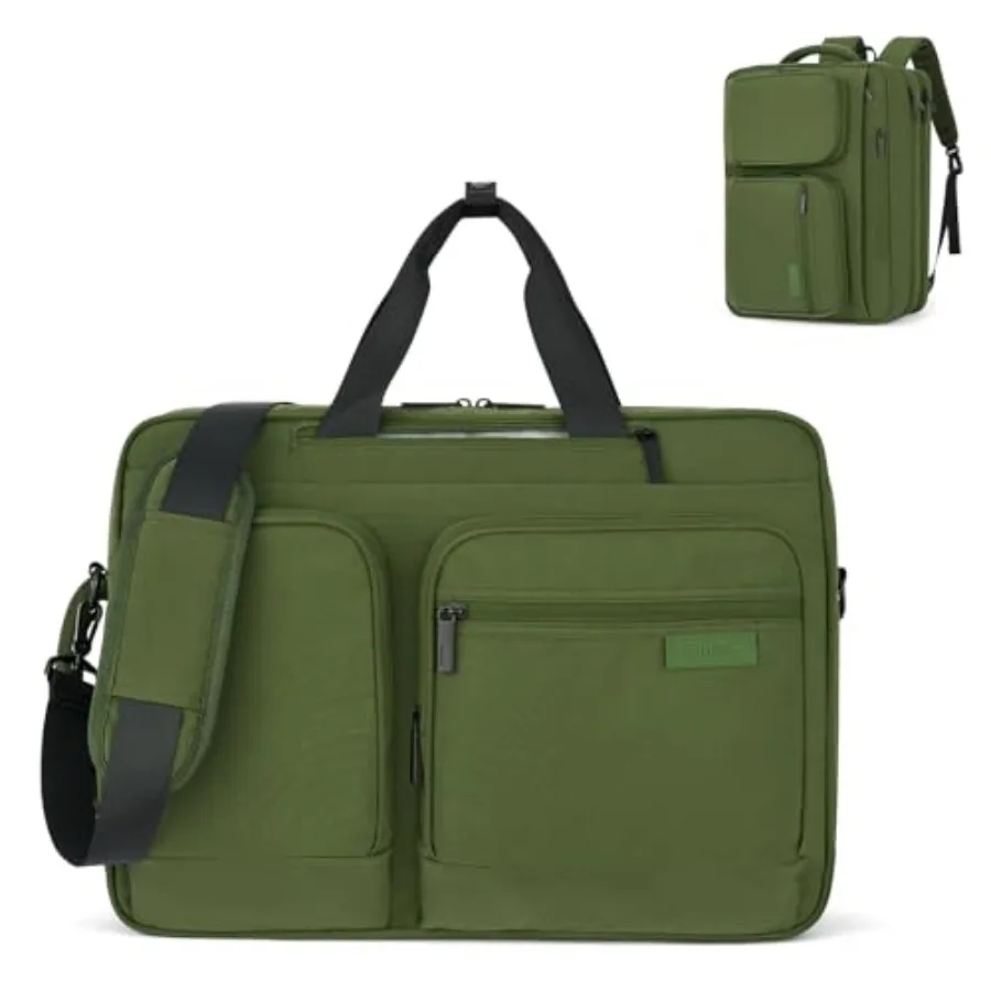 

Convertible Laptop Bag 3 In 1 Briefcase Backpack 17.3 Inch Computer Bag for Men Women Travel Laptop Briefcase Messenger Bag Und