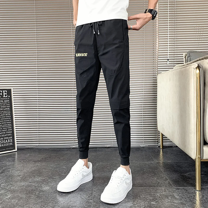 

Легкие летние спортивные брюки для мальчиков, укороченные, с принтом, на манжетах, размеры 26-27