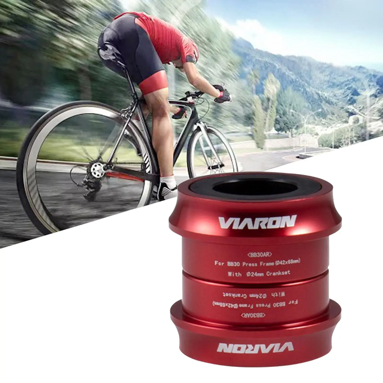 Bike Bottom Bracket Sealed Bearing BB/PF30 Conversion Adapter /46-24MM