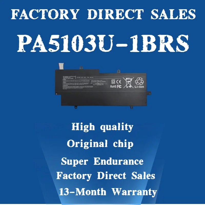 

Factory Direct Sale PA5013U PA5013U-1BRS Laptop Battery for Toshiba Portege Z830 Z835 Z930 Z935 Ultrabook PA5013 14.8V 3060mAh