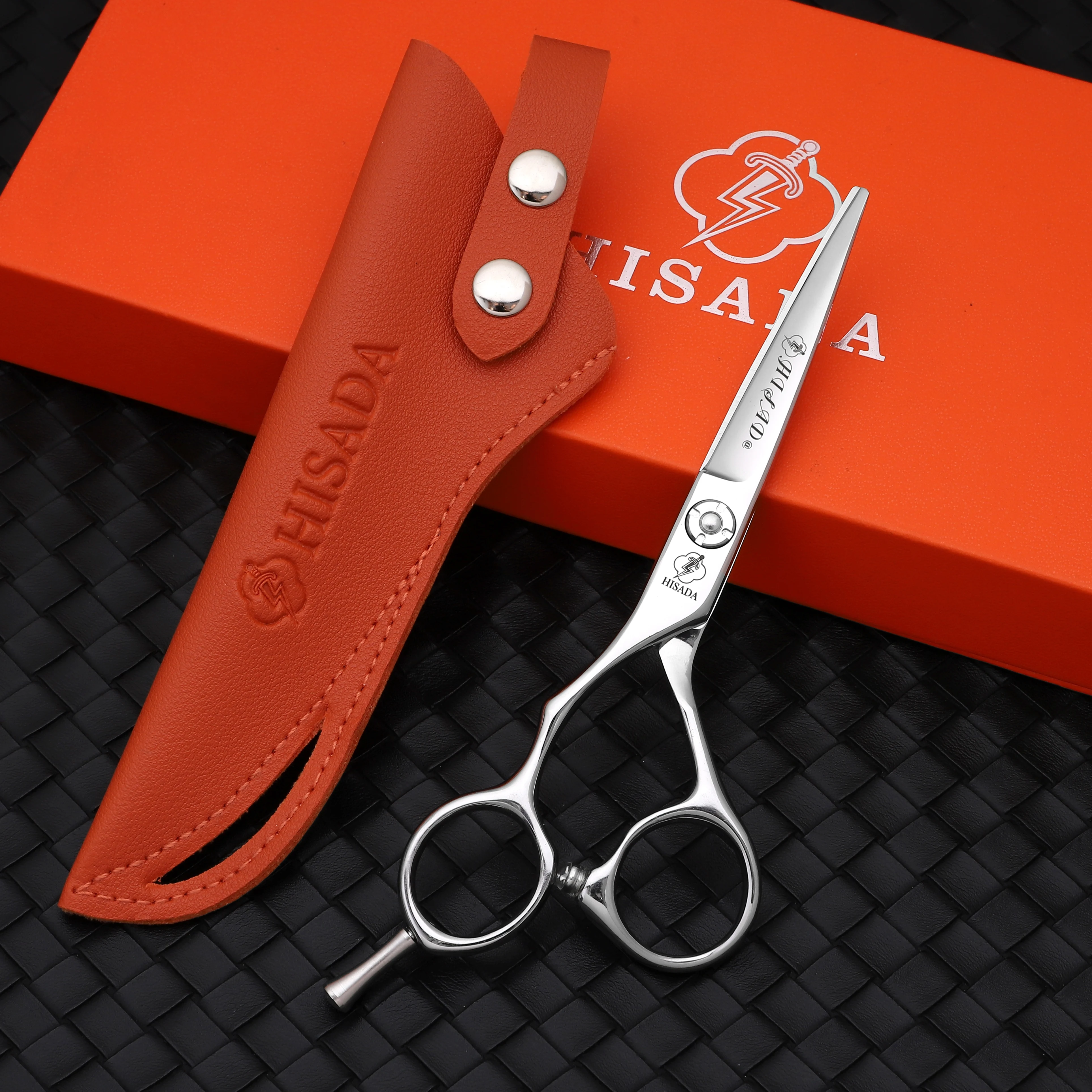 HISADA Left Hand Hair Scissors 5.5 inch Barber Shop Exclusively for Hairstylists VG10 Material Barber Tools