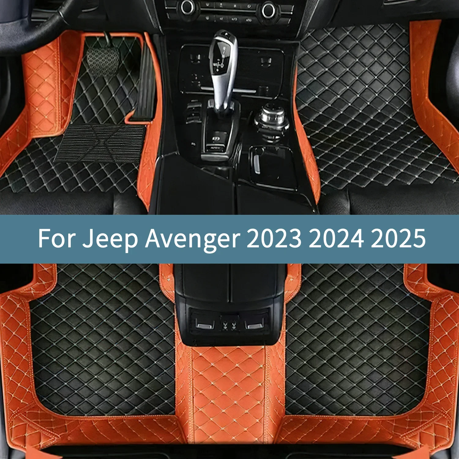 Custom Car Floor Mats For Jeep Avenger 2023 2024 2025 2026 2027 2028   Floor Mats For Cars Waterproof  Mat Accessories