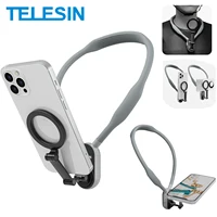TELESIN soporte magnético de liberación rápida para el cuello para Iphone 15 14 13 12 11 10 SAMSUNG HUAWEI XIAOMI accesorios para teléfonos inteligentes