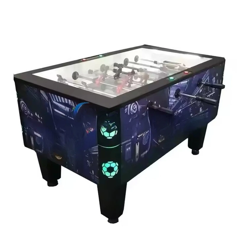 

LED light LCD display coin table football table football machine