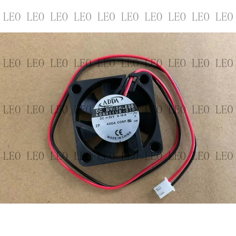 MY For ADDA  AD0424UB-G70 4010 4CM 24V 0.10A 2-wire dual ball cooling fan