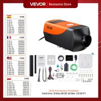 VEVOR 2KW Diesel Air Heater 12V Diesel Heater with LCD Display Diesel Parking Heater Rapid Heating for RV Trailer Camper Boat 