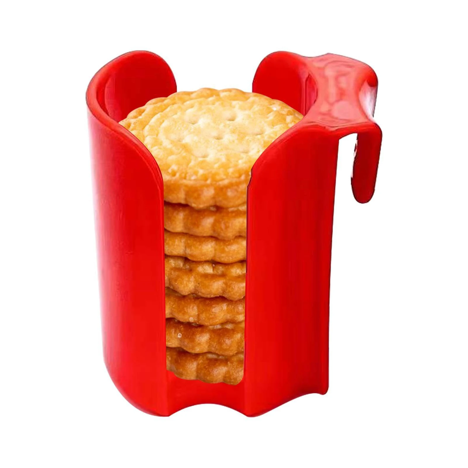 

Cookie Holder Mug Creative Plastic Cup Cookie Container Storage Organizer Home Office