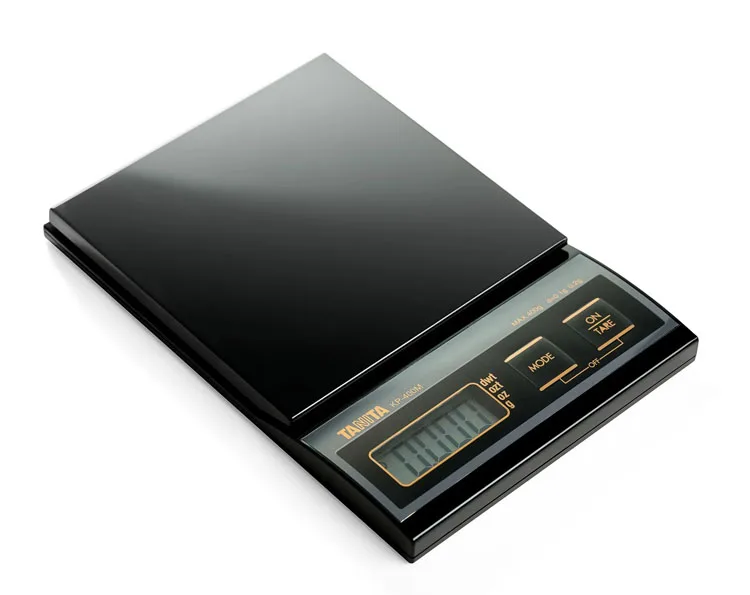 TANITA KP-400M Hochpräzise Digitalwaage, 400 g Fassungsvermögen, 0,2 g Genauigkeit, große dünne Plattform, Schmuck, Gold, Lebensmittel, Küche, Laborwaage – Detail 1