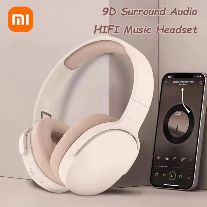 Xiaomi New Fashion Wireless Bluetooth Headphones Over Ear HIFI Stereo Headsets True Sports With Earphones TF/AUX Music Player