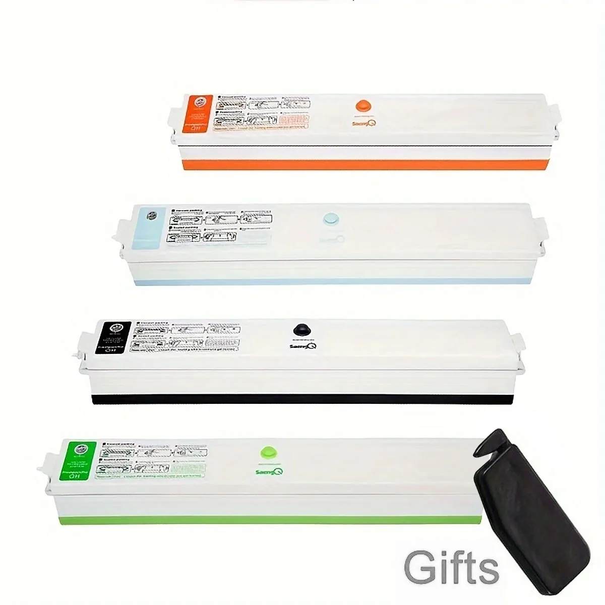 آلة تعبئة وختم الفراغ SaengQ بما في ذلك 15 قطعة للمنزل والمطبخ وحقائب حفظ الطعام التجارية وختم الطعام بالفراغ #6