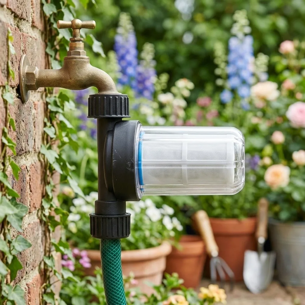 For garden Hose Filter with 0.3 Screen for Fine Filtration in Water Systems Used for Irrigation and Aquaculture