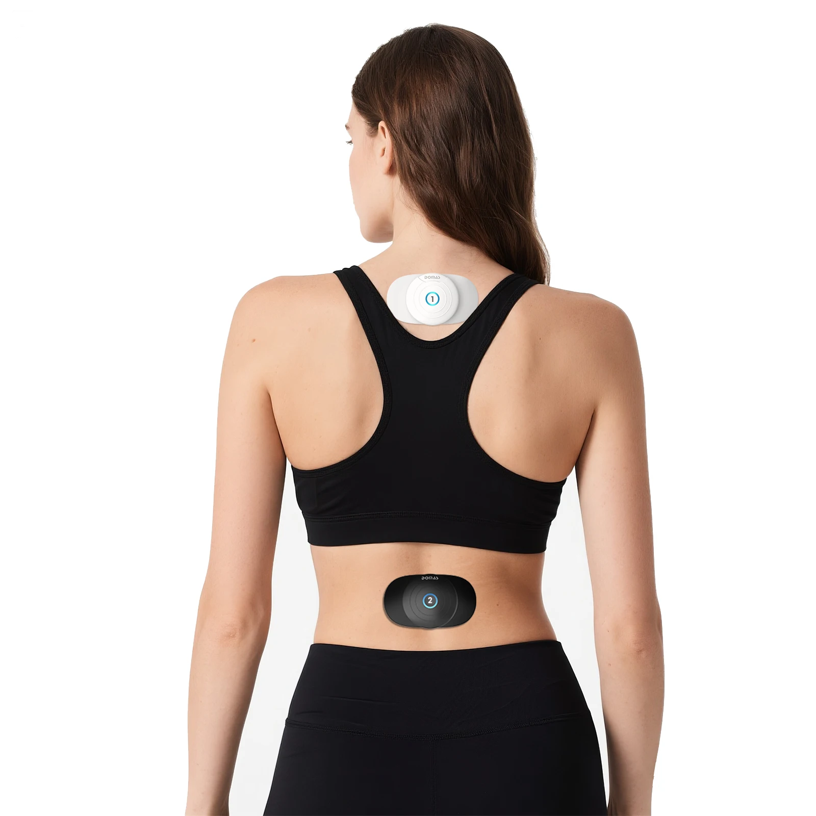 Smart Library Eco-Friend 2-in-1 Timing Function Wireless Remote Control Tens EMS Unit Back And Neck Shoulder Massage Device