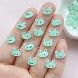 50Pcs New Cute Resin Small Frog Flat Back Ornament Jewelry Making Manicure Hairwear Accessories