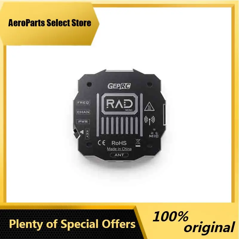 AeroPartsGEPRC RAD MINI 5.8G 1W Video Transmitter, Stable Signal, Strong Penetration, FPV Accessories