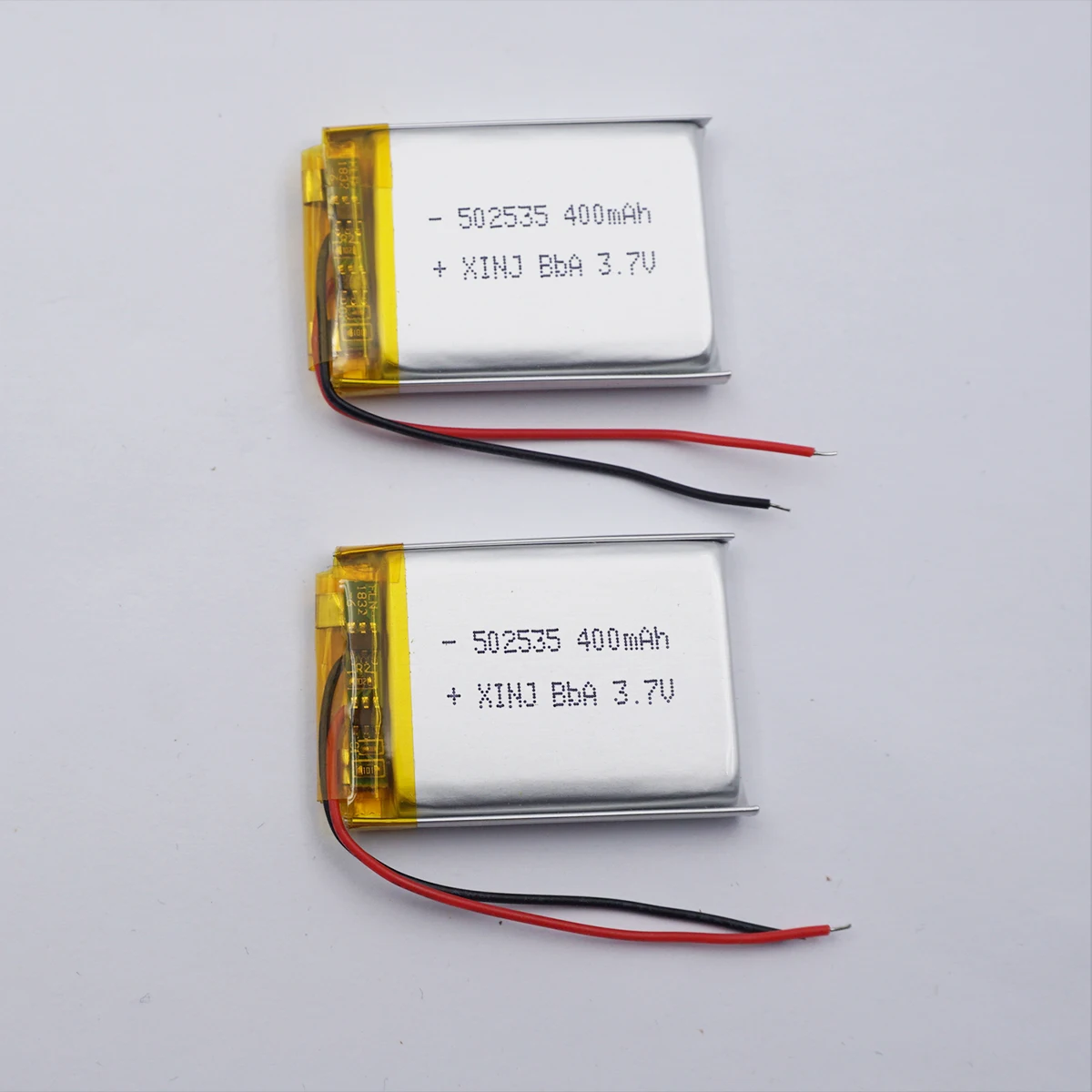 2pcs 3.7V 400mAh Polymer Lipo  Battery 502535 For GPS Mp4 Sat Nav Headset Bluetooth Speaker Wireless Earphones Driving Recorder