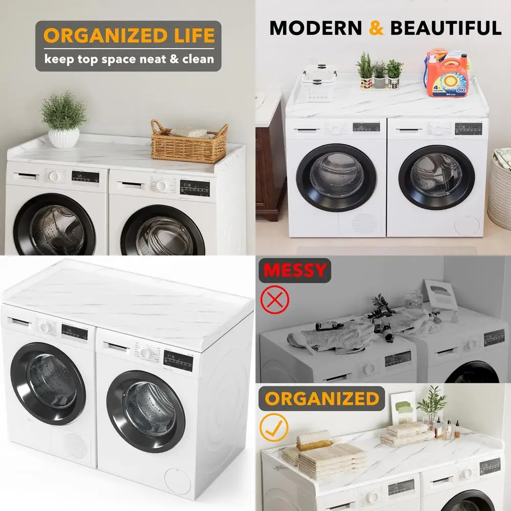 

Полка для белья из белого мрамора, 54x27,5, для хранения и организации стиральной/сушилки