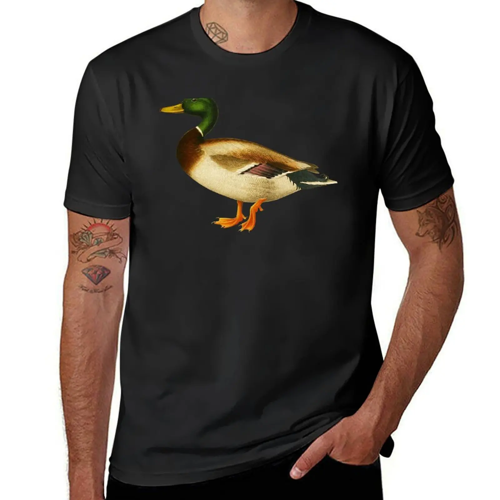 Mallard Duck Cute Wild Duck Lover Ducky T-Shirt summer top plus sizes vintage clothes men t shirt