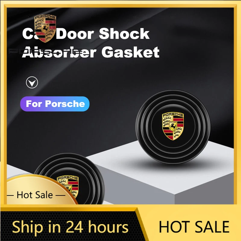 

Наклейка на автомобиль для Porsche, 4/8/12 шт., силиконовый противоударный амортизатор для дверей, для Porsche 911 Cayenne Panamera Macan