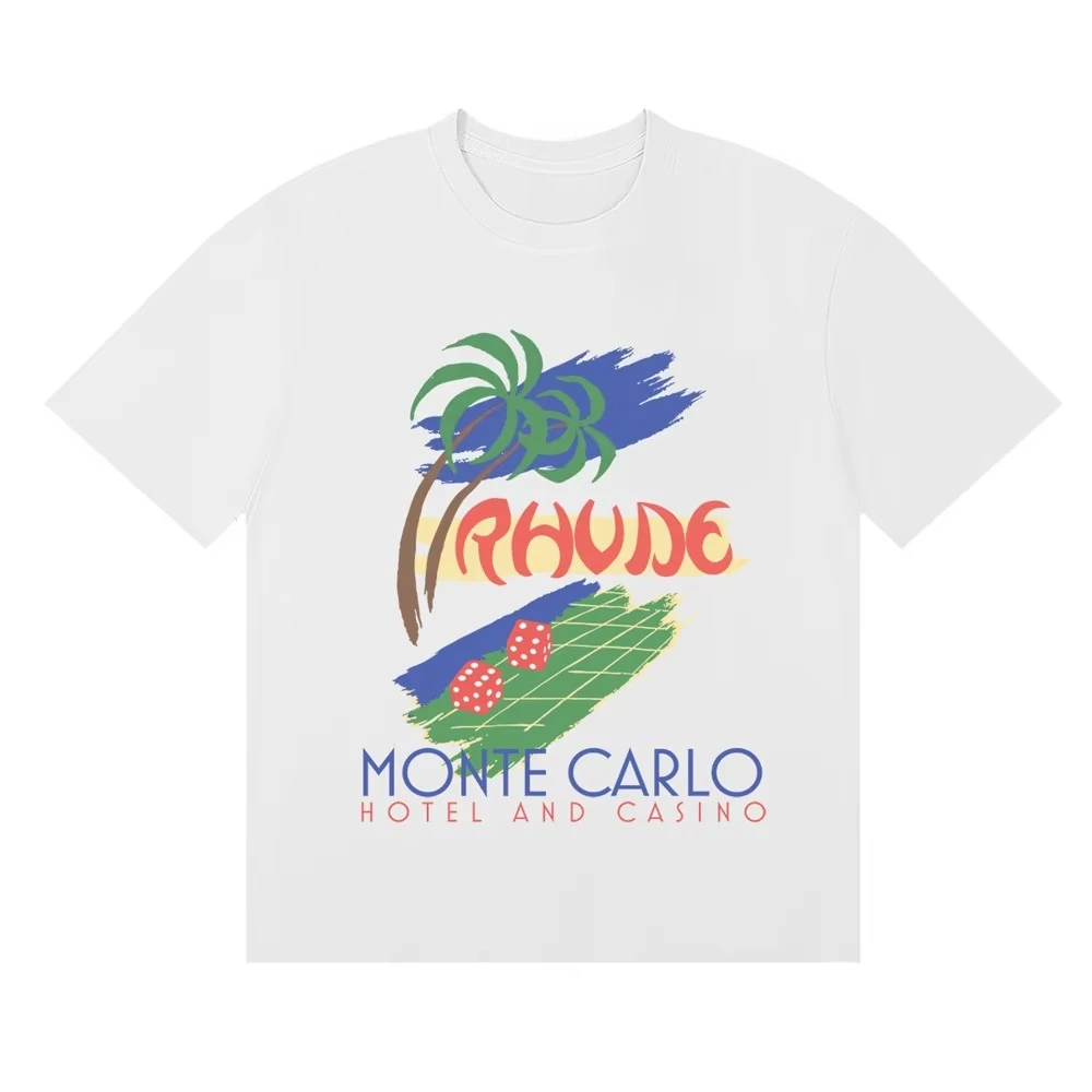 2026 Street fashion trend T-shirt - Casual print - Short-sleeved for both men and women - High-quality loose-fitting casual top