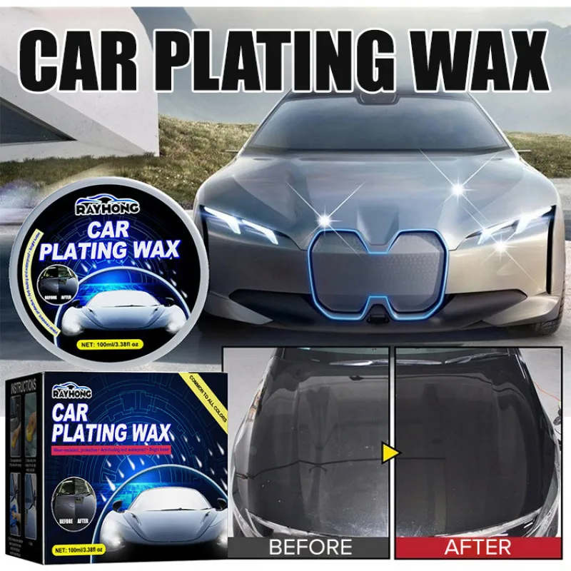 Car Coating Wax Reparação Arranhões polonês, sólido cera cristalizada, Car Care Wax