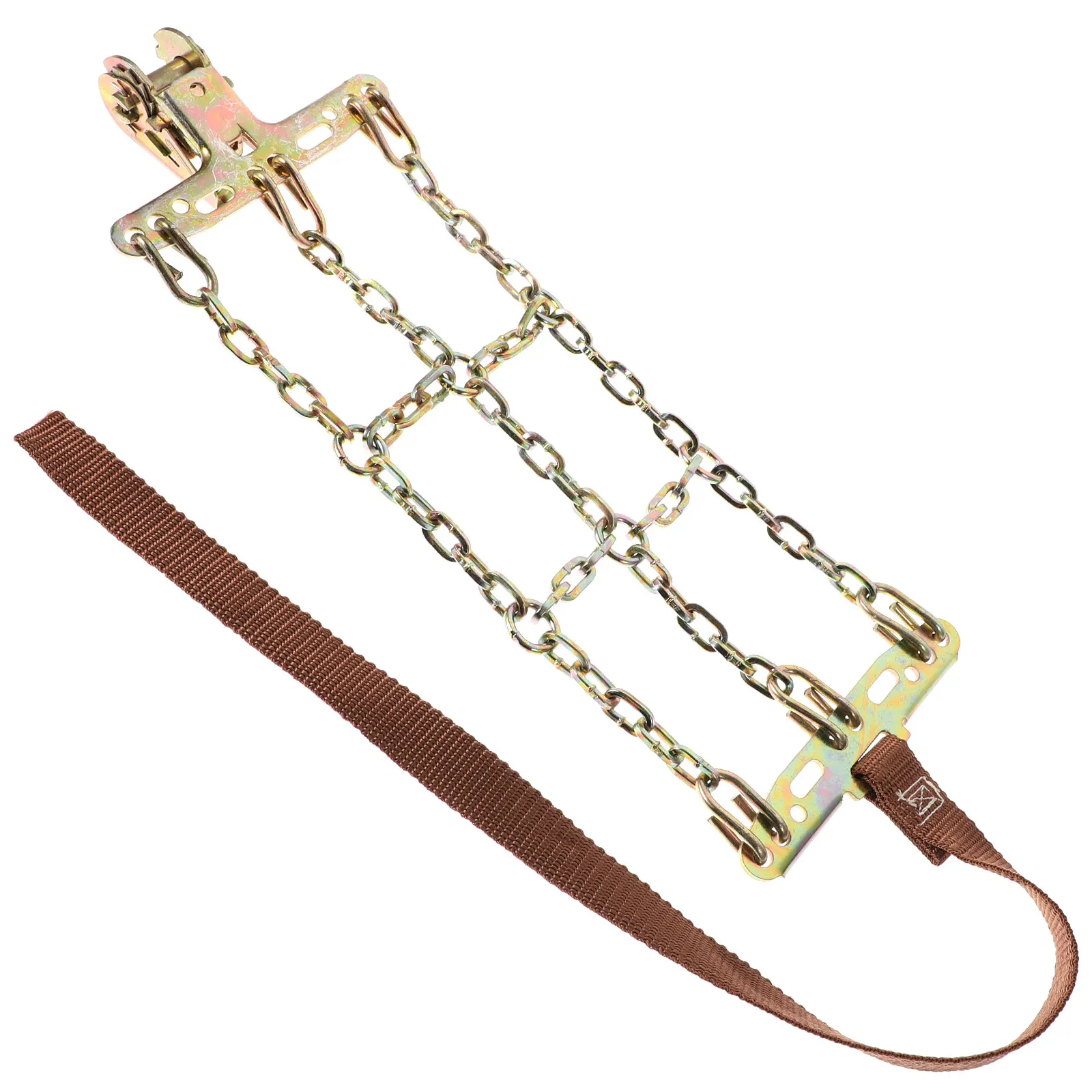 1Pcs Snow Chain 3 Chains Balance Design Anti-Slip Ice Chain for Suv Car Winter Tire Traction Tool Automatic Tightener Freezing