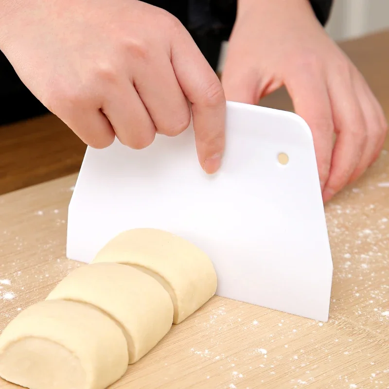 Mehrzweck-Teigschneider, Schüssel, Schaber für Brot, Teig, Fondant, Kuchen, Sahne, Spachtel, DIY, Gebäckschneider, Schaber, Küche, Backset – Detail 3