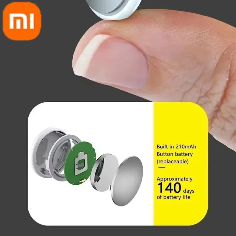 Xiaomi Mijia Mini GPS Lokalizator Inteligentny Anti-Lost Bluetooth 5.0 Finder Air Tag Tracker Lokalizator dla Zwierząt Domowych Kompatybilny z Androidem i iOS
