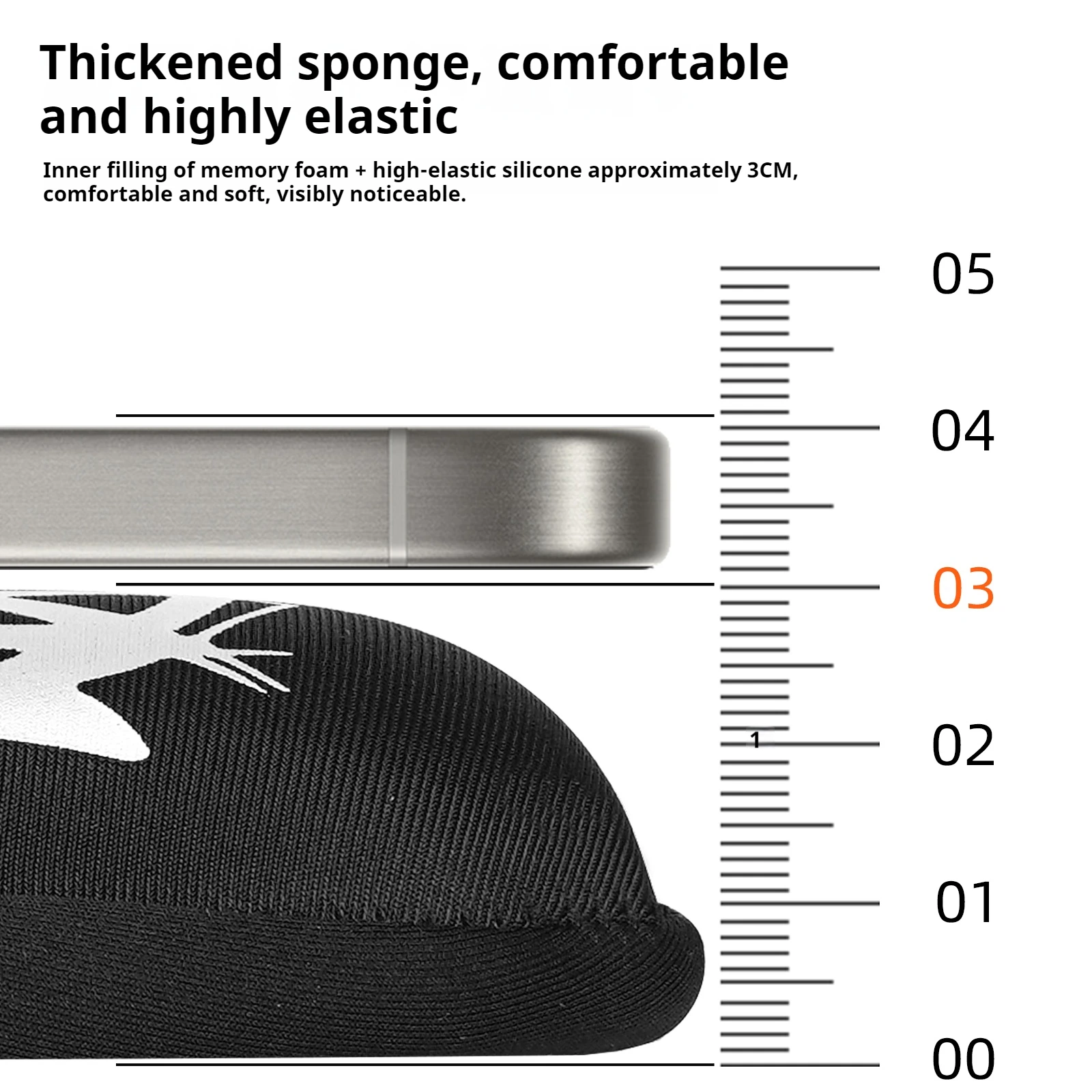 ENLEE Sarung Jok Sepeda Tebal untuk Sepeda Jalan Raya dan Sepeda Gunung, Sarung Jok Sepeda Lipat yang Menyerap Guncangan dan Nyaman