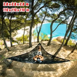 2024 Triangle Camping Double Outdoor Garden Sleeping Hanging Hammocks Tarp For Two People Women Leisure Outdoor Equipments