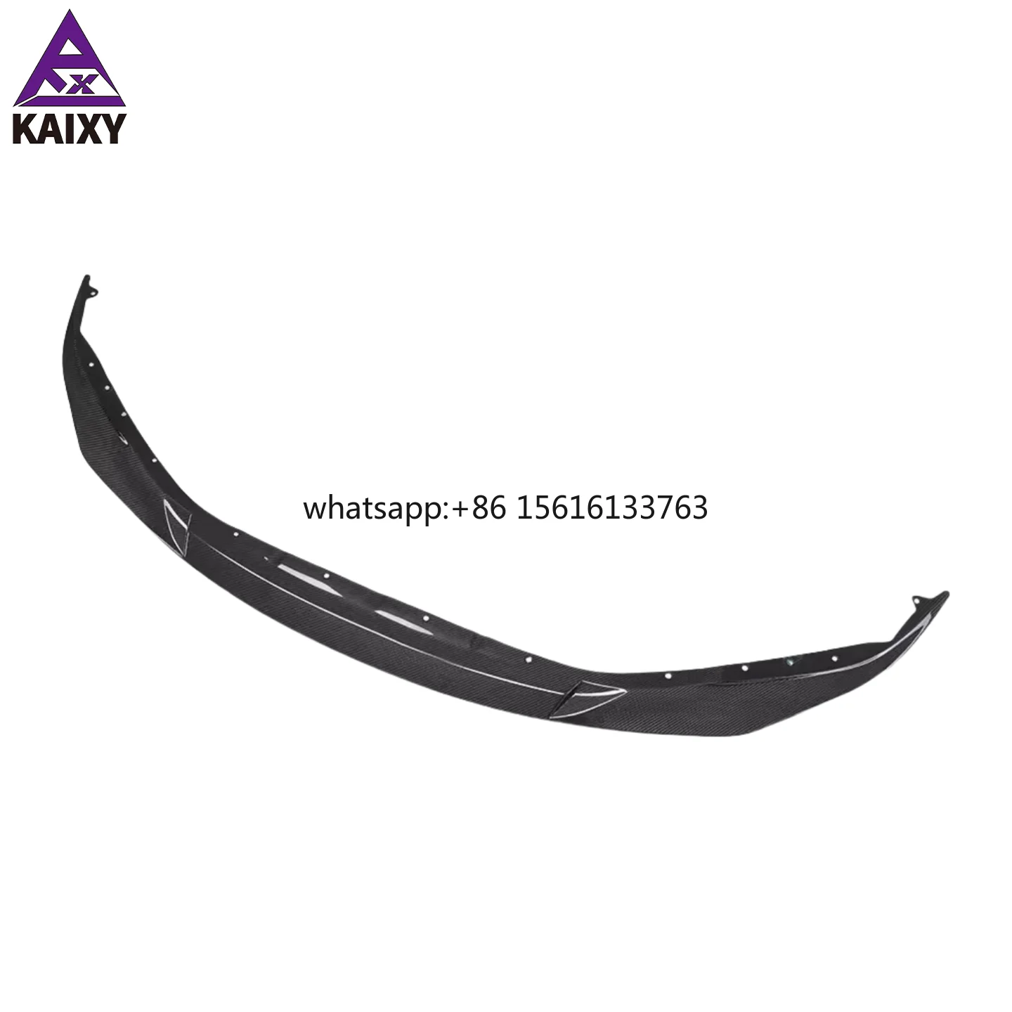 KXY Dry Carbon Fiber R44 Style Front Bumper Lip Splitter for BMW G80 G82 M3 M4 Bodykit