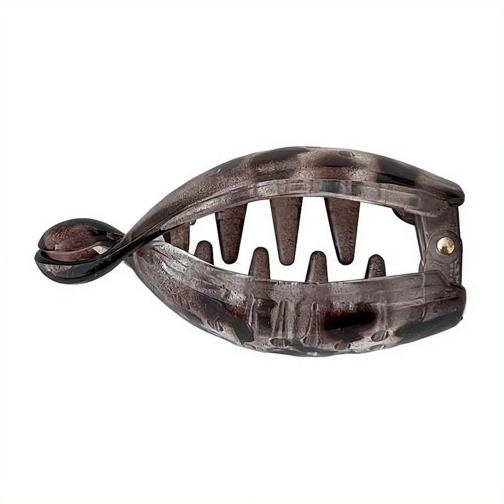 Bananen-Haarspange für Frauen, rutschfest, für hohe Pferdeschwänze, starker Halt, französische Twist-Haarspange für dickes Haar, Haaraccessoires – Detail 3