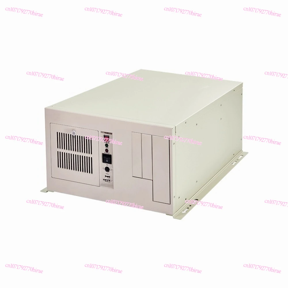 Wall-mounted 7-slot Industrial Computer Host Multi-serial Port Support ATX Main Board Large Power Supply  Server Chassis