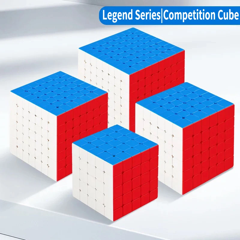 SENGSO Speed Cube 4x4 5x5 6x6 7x7 8x8 ลูกบาศก์ไร้สติ๊กเกอร์ | Smooth Rotation Professional การแข่งขัน High-Order Cube ของเล่นเพื่อการศึกษา