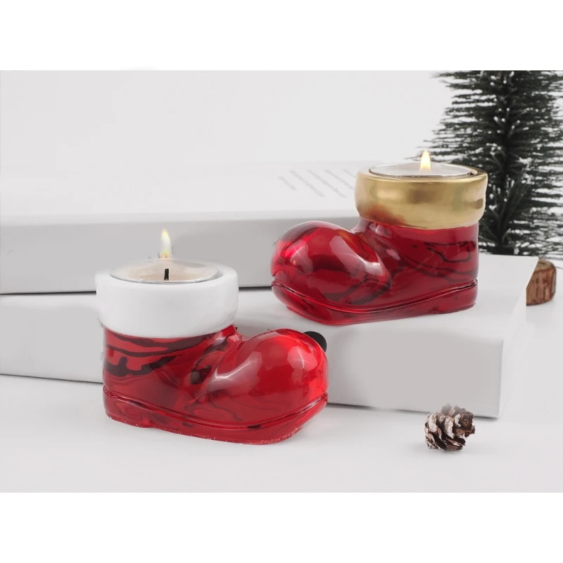 Silicone Holder Mold Candlestick Mould Christmas Boot Decoration Mold