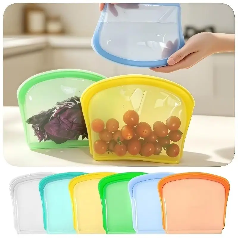 Silicone Storage High-Temperature Food Storage Leak-Proof And Odor-Proof Non-toxic For Household Kitchen Refrigerators