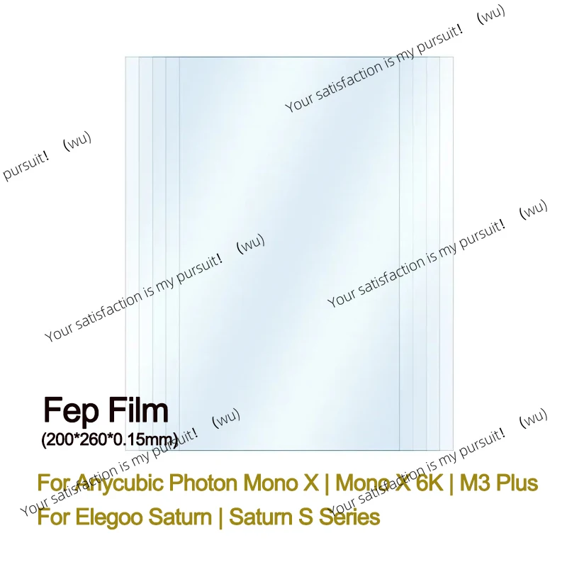 

Пленка FEP 8.9-9.25 дюймов 260*200*0.15 мм для 3D-принтеров ANYCUBIC Photon Mono X 6Ks 4K M3 Plus, Elegoo Saturn Series, аксессуары для LCD-принтеров