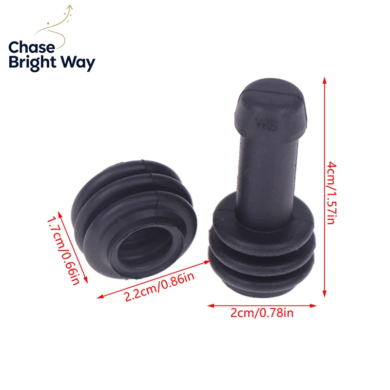 2PCS Brake Upper And Lower Pump Caliper Shock Absorber Sleeve Dust Cover Rubber Disc Brake Pump Waterproof Cap Motorcycle Parts