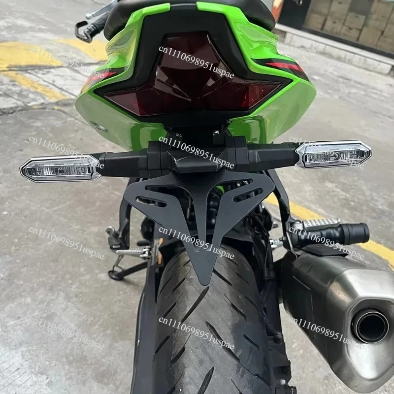 ZX4R ZX4RR SE ZX-4RR ZX25R 2023 Motorcycle Parts License Plate Rack Fender Eliminator Registration Bracket