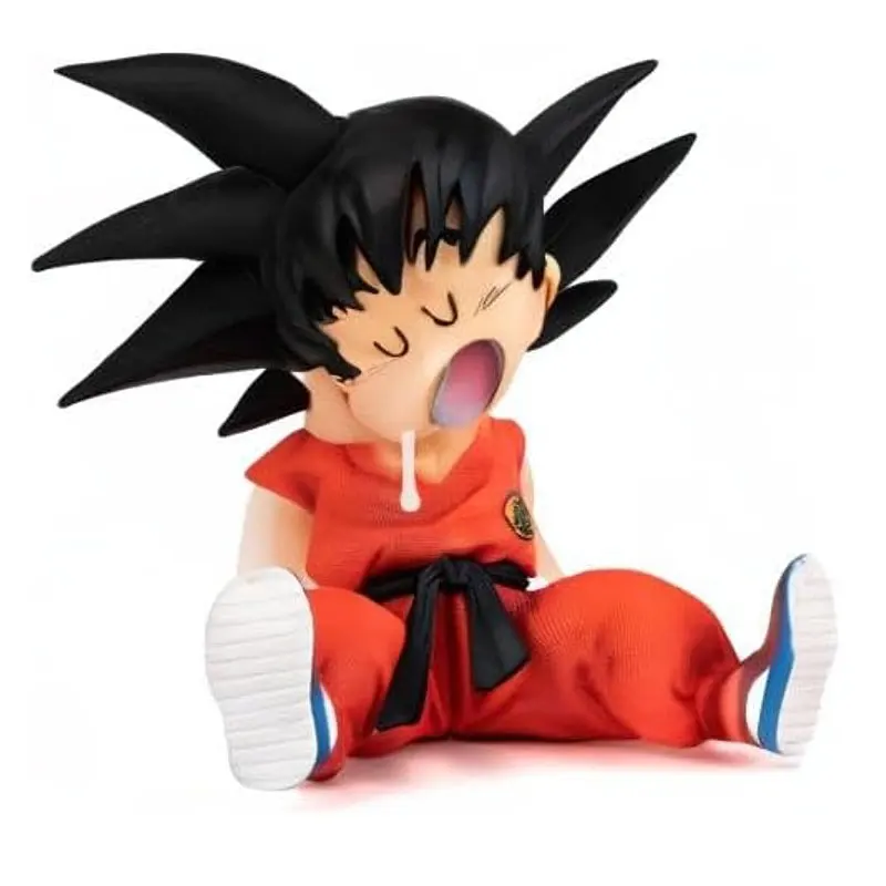 Figurka Anime Dragon Ball Śpiący Son Goku Figurka Akcji Wersja Q Super Saiyan Model PVC Dekoracja na Biurko Kolekcja Zabawka Prezent