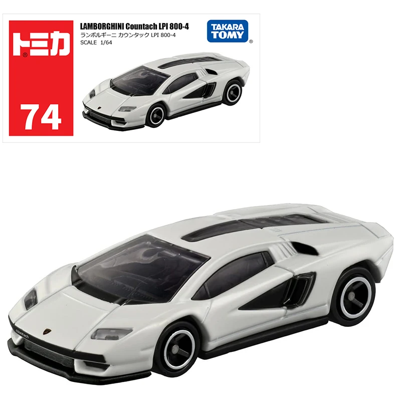 Takara Tomy Tomica No.74 Lamborghini Countach LPI800-4 1/62 Car Model Replica Series Children Christmas Gifts Boy Toys