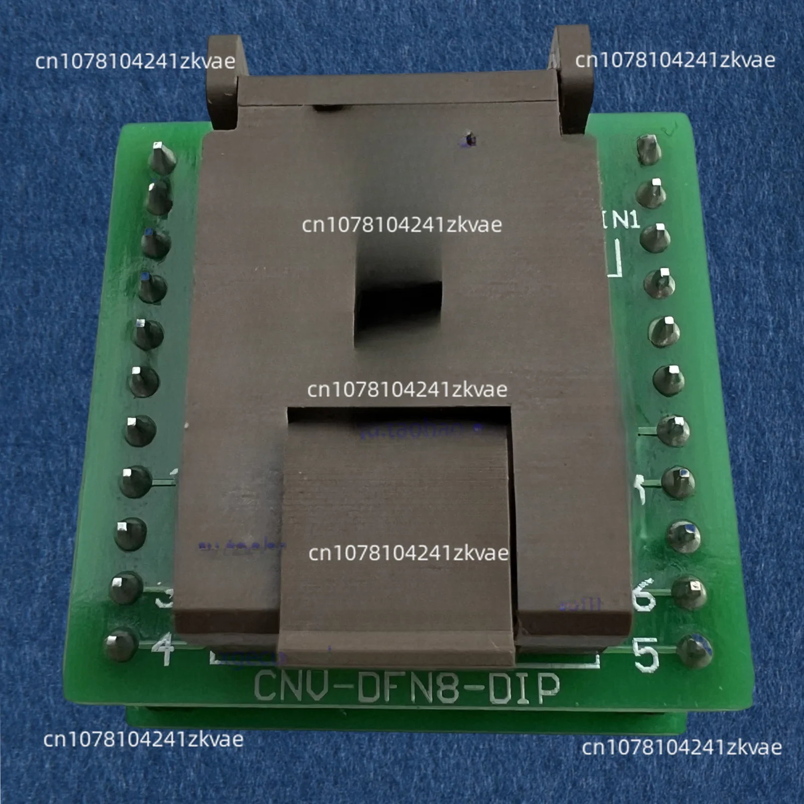 DFN8 QFN8 CNV-DFN8-DIP8 DFN8X6-8 (10P) IC Chip Burning Socket Clamshell Type