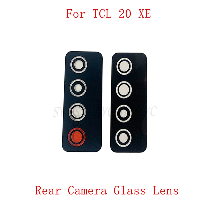 

2Pcs Back Rear Camera Lens Glass For TCL 20 XE Camera Glass Lens Replacement Repair Parts