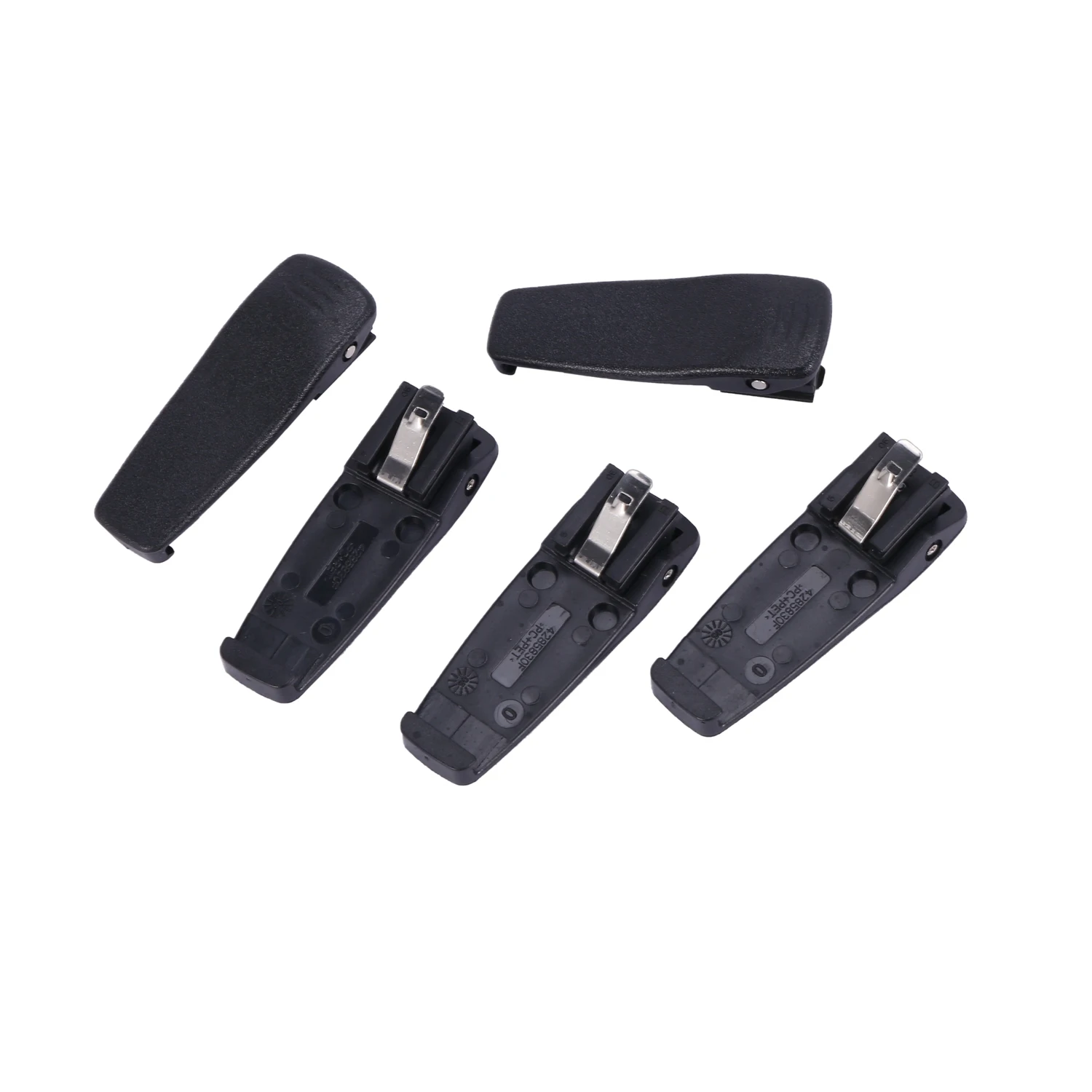 5 pcs เข็มขัดทนทานคลิป Walkie Talkie อุปกรณ์เสริมสําหรับ GP3688/CP040/CP140 Handy CB วิทยุ Communicator J6478A