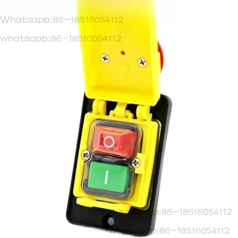 D18 7Pins 15A 400V Waterproof Electromagnetic Emergency Push Button Switch For Garden Machine Tools